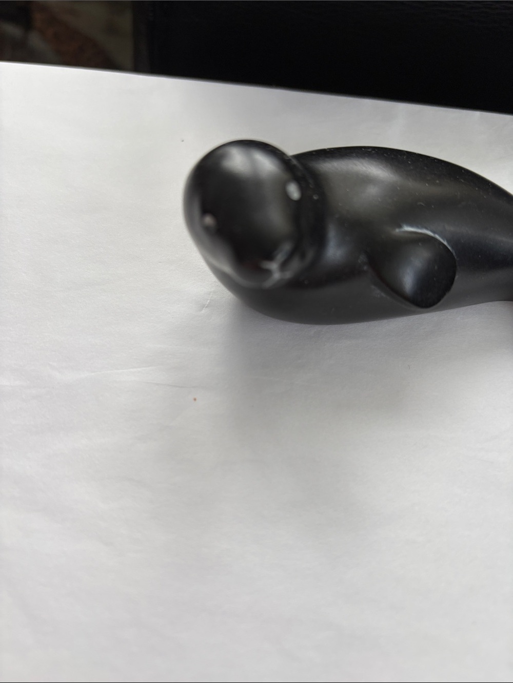 Vintage Canadian BOMA carved Natural Resin Sea Lion Haida First Nation Style - Picture 8 of 9